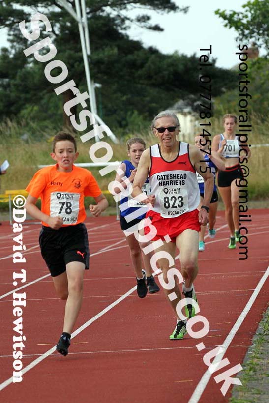 800 metres, 2021 North East Grand Prix 6, Monkton, Wednesday, August 4th. Photo: David T. Hewitson/Sports for All Pics